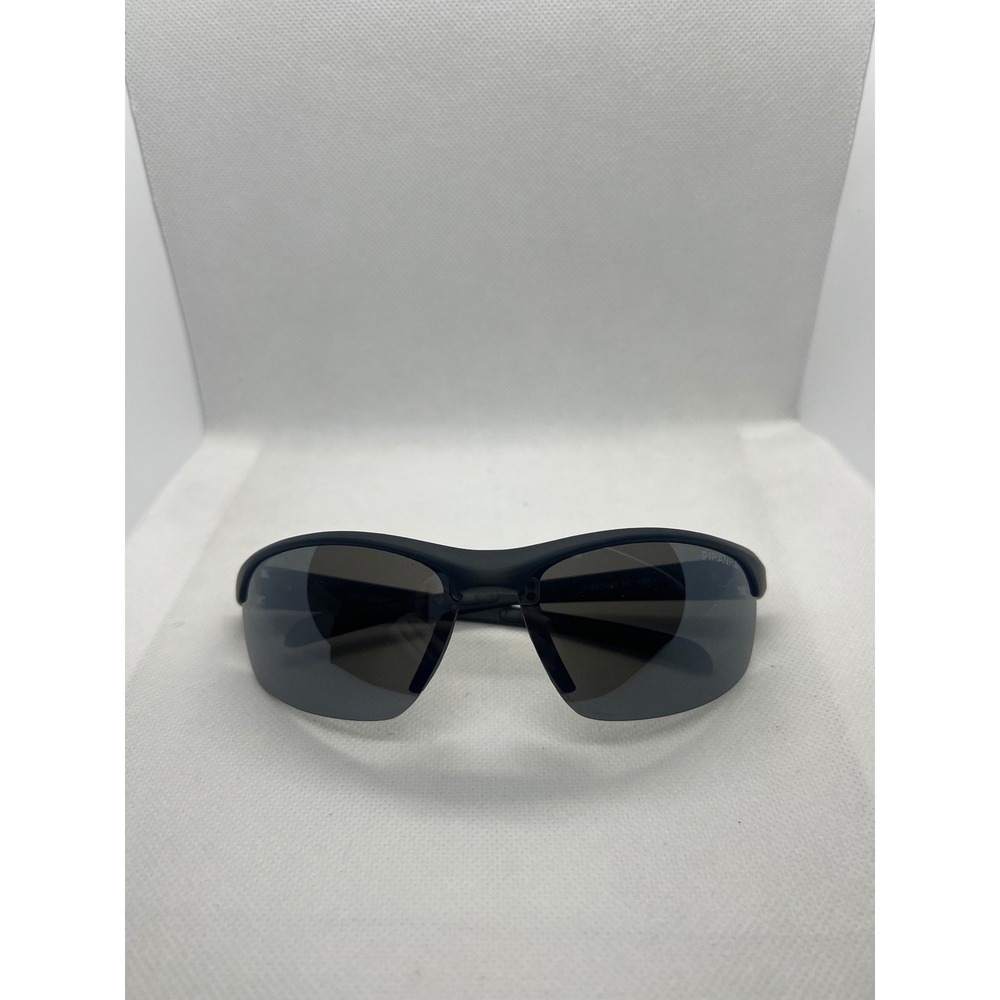 Piranha Matte Black Sport Sunglasses Smoke Lens Wrap PC 105